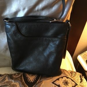 Small leather cross body bag
